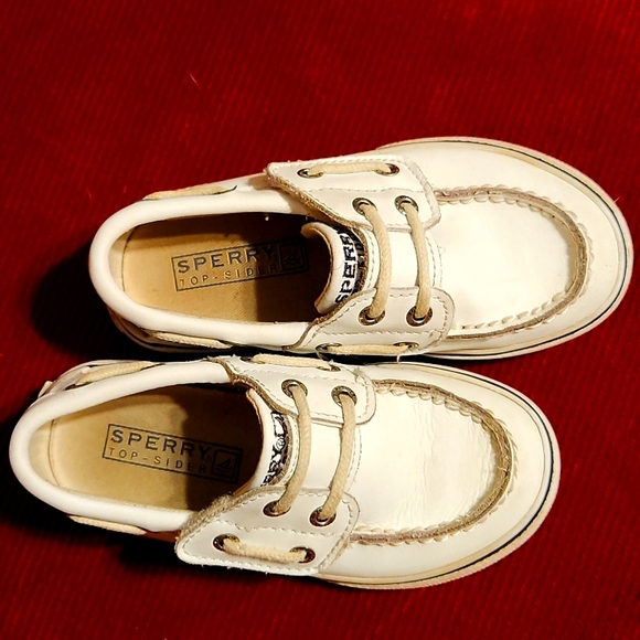 Kids Toddler Sperry Top Sider Shoes, sz 9 - Picture 1 of 4